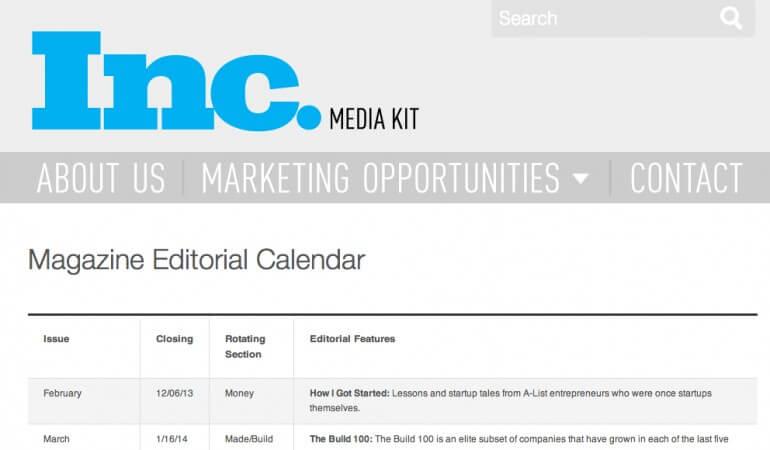 Yearly editorial calendar for your blog
