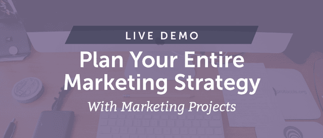 Plan Your Entire Marketing Strategy With Marketing Projects [Live Demo]