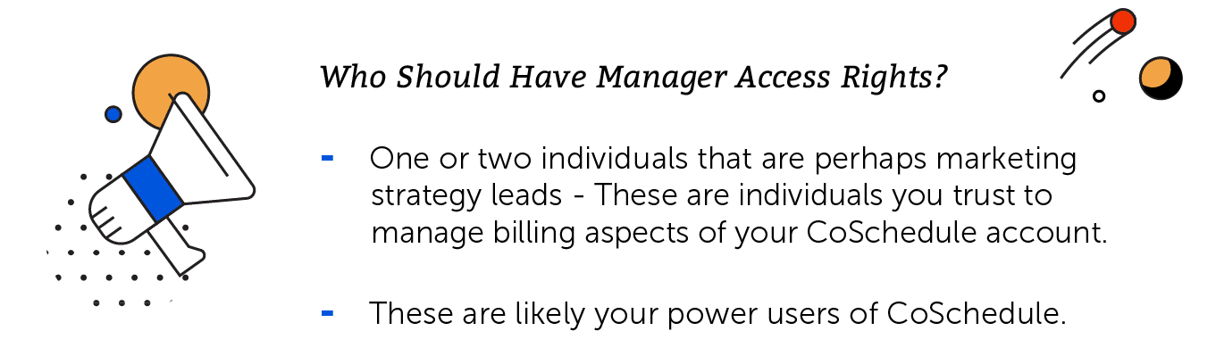 Manager access rights