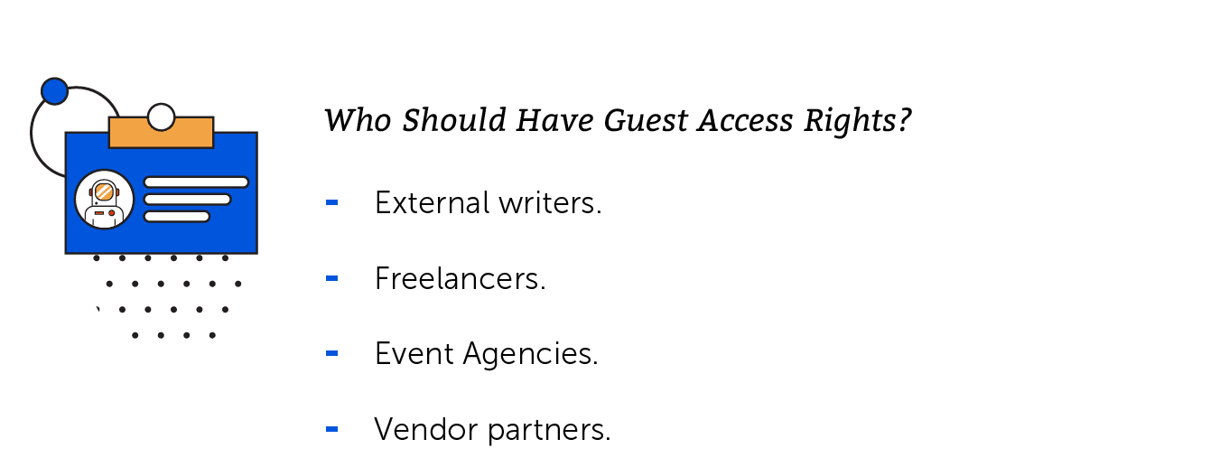Guest access rights