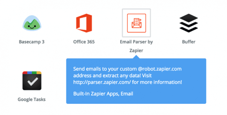 zapier email parser with mailchimp