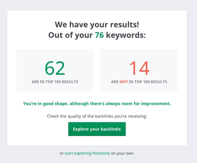 google keyword ranking for seo
