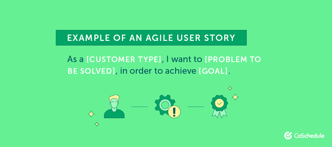 Example of an agile user story