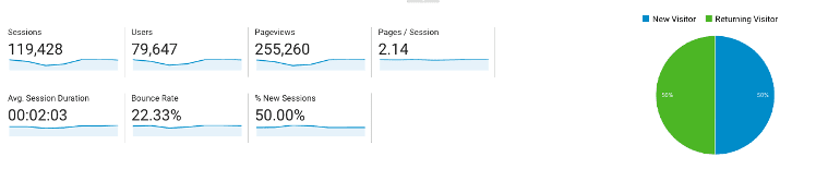 Audience Overview Data