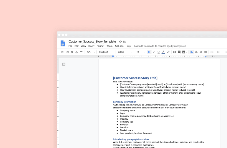 How To Write Customer Success Stories That Sell Template