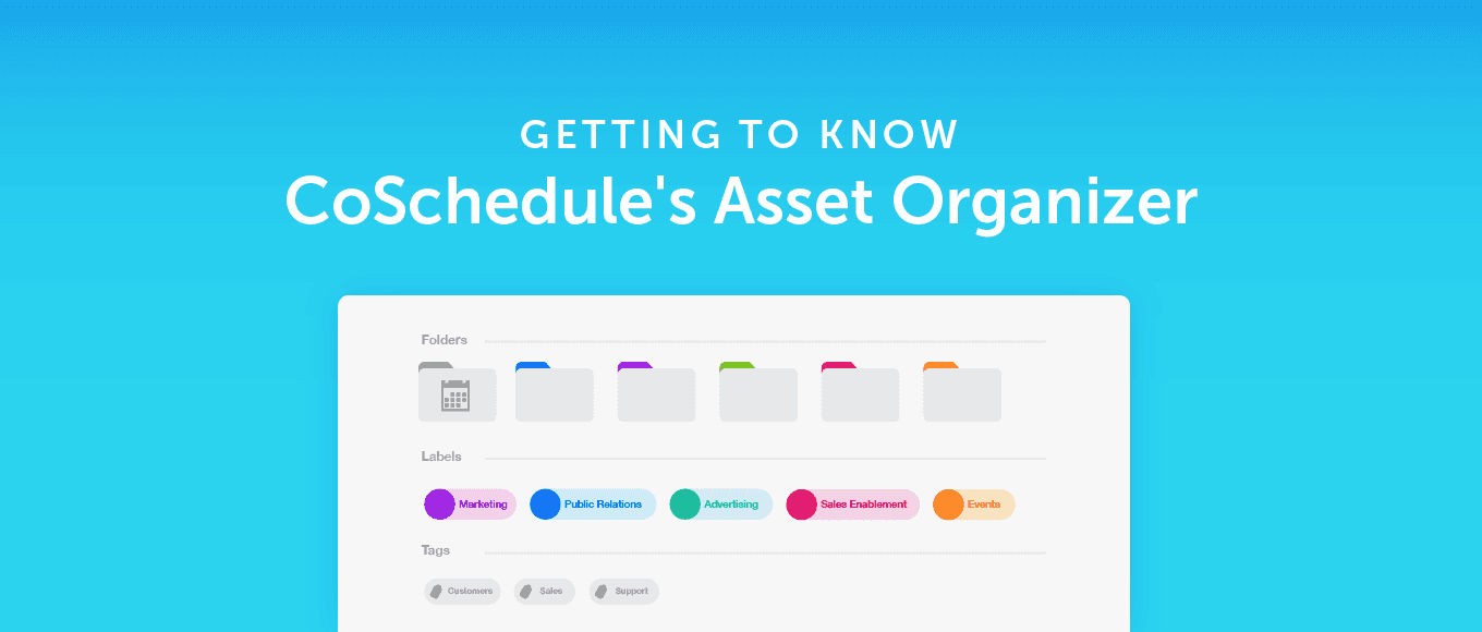 Cover Image for Getting To Know CoSchedule’s Asset Organizer