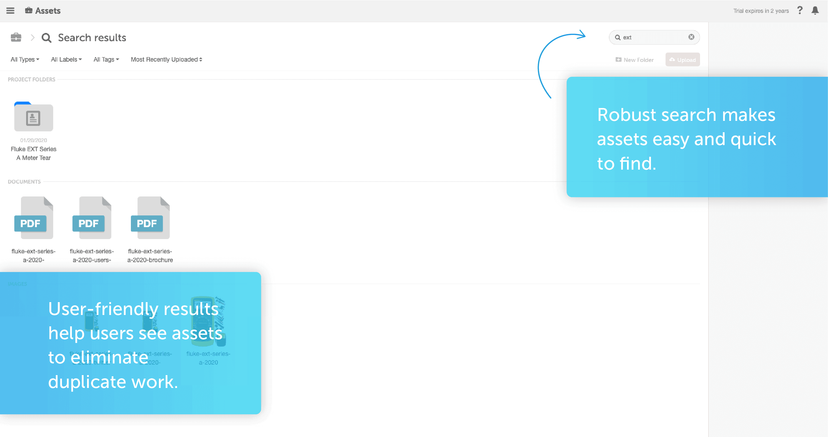 Demonstration of search bar and how it helps accessibility