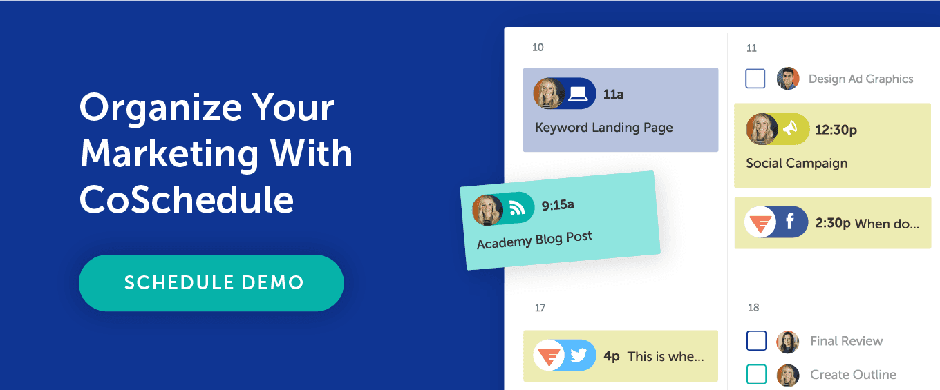 Organize Your Marketing with CoSchedule