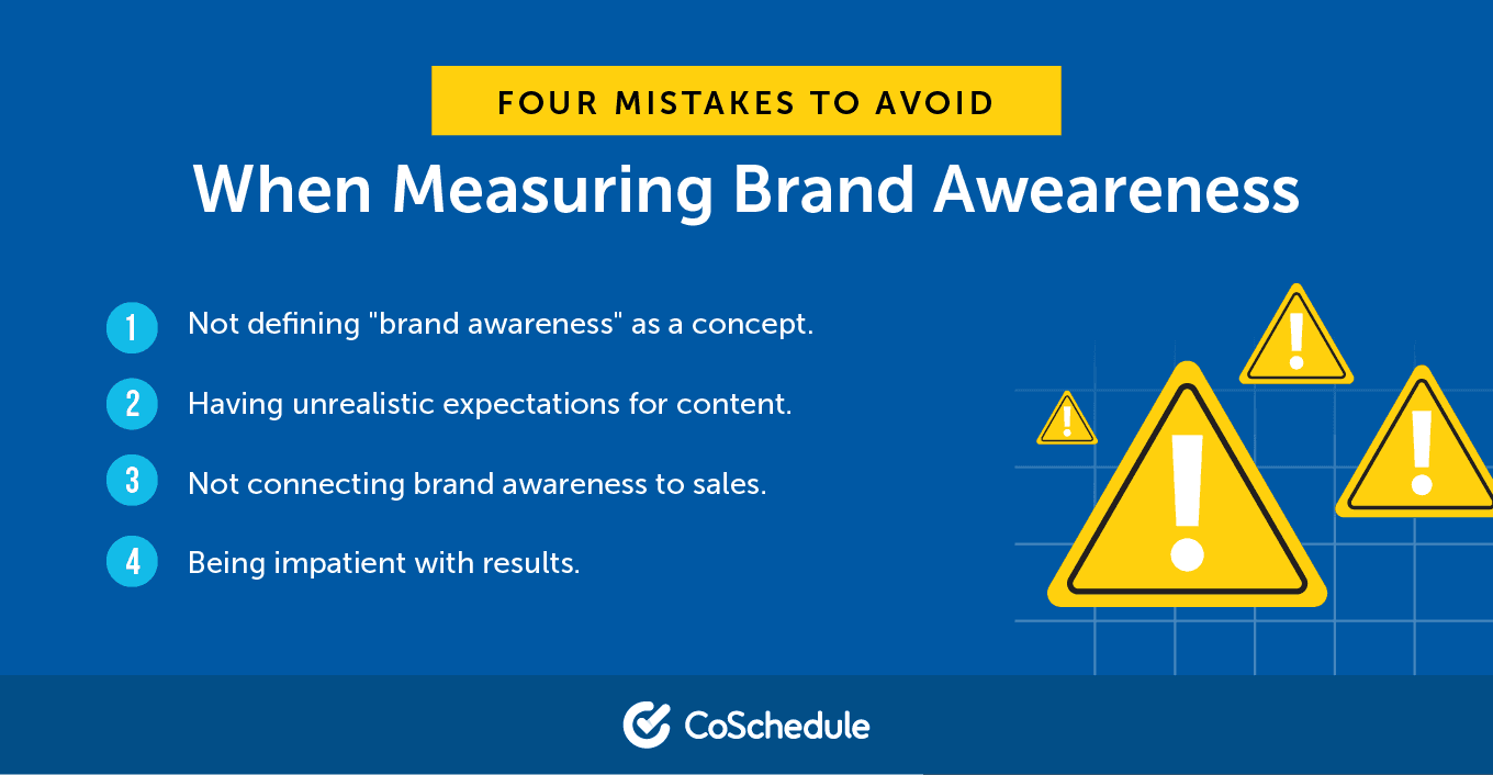 Four Mistakes to Avoid When Measuring Brand Awareness
