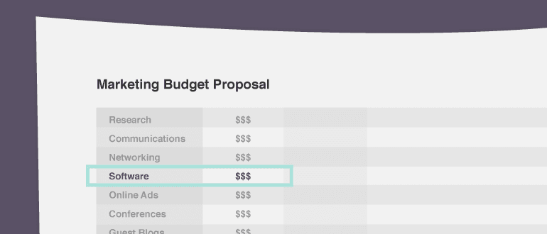 Budget Proposal Illustration
