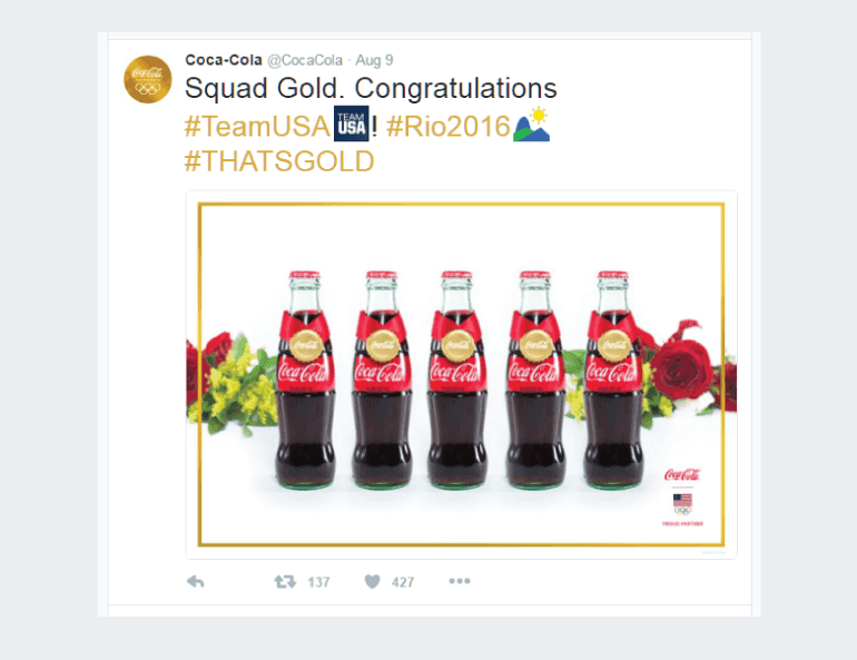 Coca-Cola Olympics Post