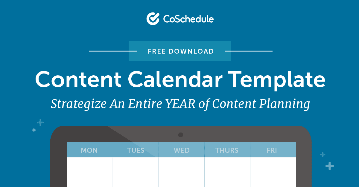 Free Content Calendar Template Download