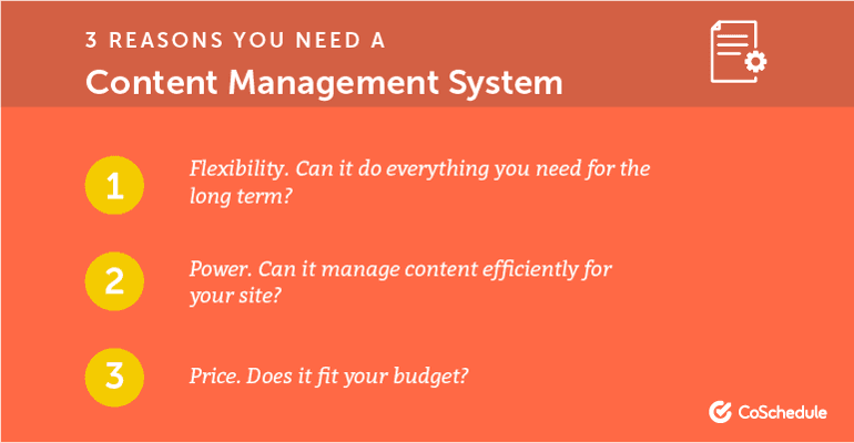 3 Reasons You Need a Content Management System