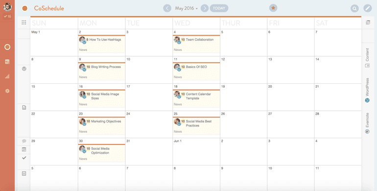 CoSchedule marketing collaboration calendar