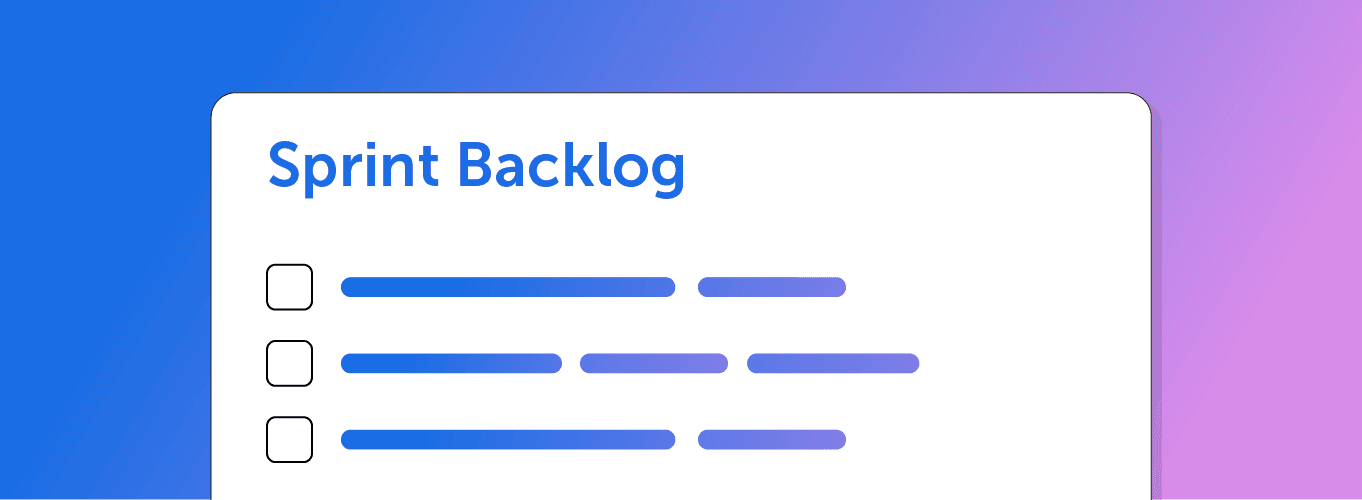 Building a sprint backlog in CoSchedule