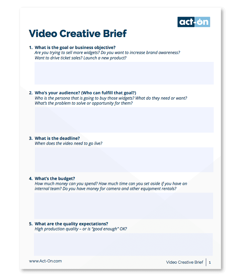 write a note on creative brief