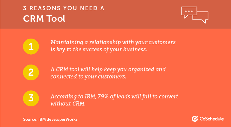 3 Reasons You Need a CRM Tool