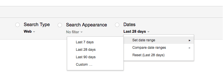 Custom Date Range