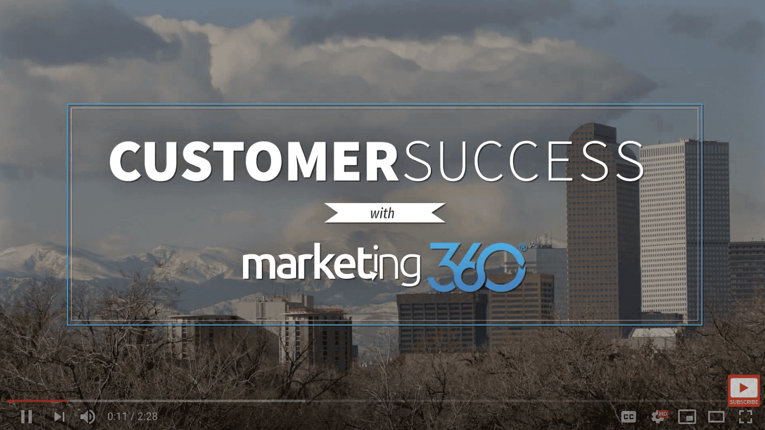 Screenshot of the Customer Success with Marketing 360 from Liftech