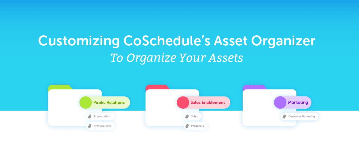 Customizing Coschedule's Asset Organizer to Organize Your Assets