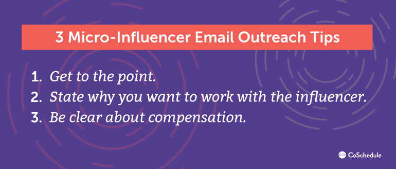 3 Micro-influencer Email Outreach Tips