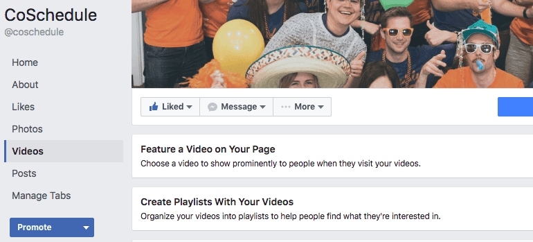 Facebook Featured Video