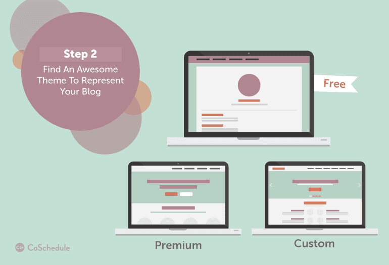 Step 2: Find An Awesome Blog Theme to Represent Your Blog