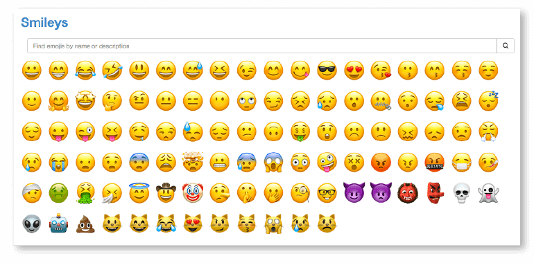 Emoji Examples