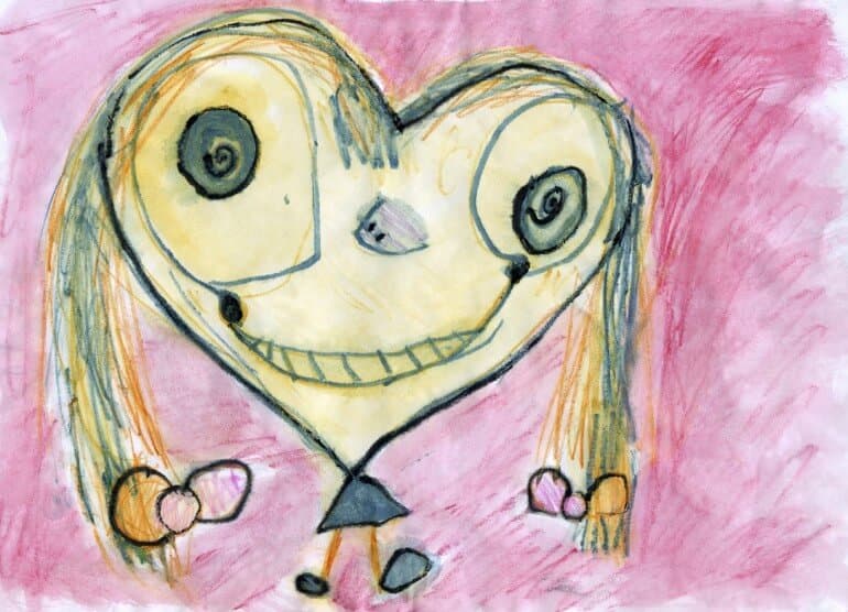 Creativity and Innovative Content marketing - child's drawing.