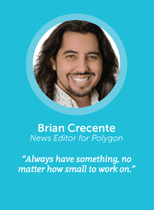 how to increase productivity with Brian Crecente