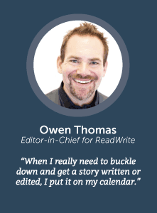 how to increase productivity with Owen Thomas