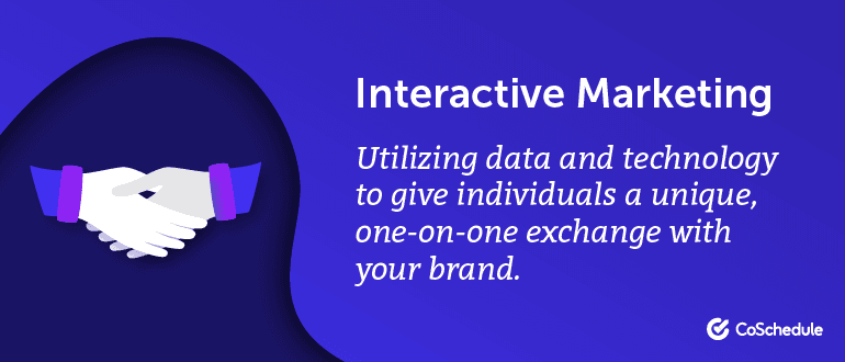 Interactive Marketing definition 