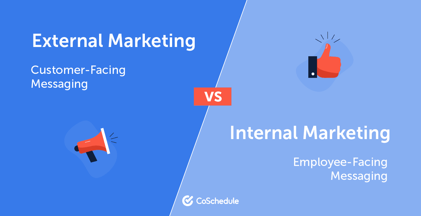 Internal vs external marketing strategy comparison