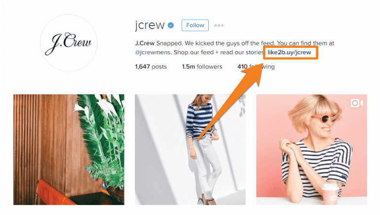 J Crew Instagram Profile URL