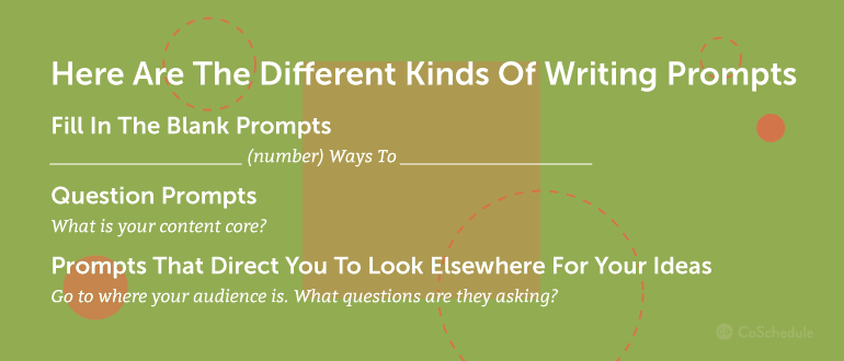 Here Are Some Different Kinds Of Writing Prompts