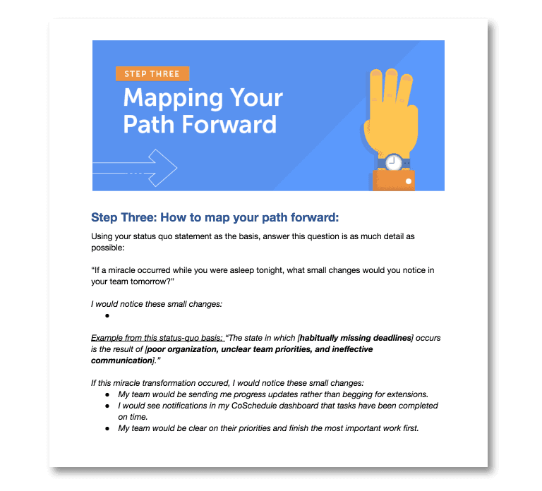 Step Three: Mapping Your Path Forward