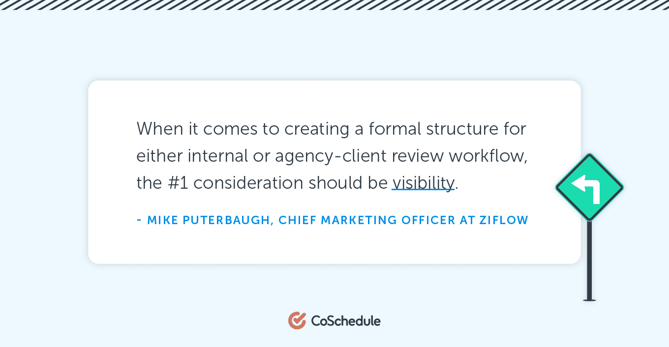 When it comes to creating a formal structure for either internal or agency-client review workflow ...