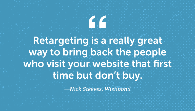 Retargeting is a great way to bring back the people ...