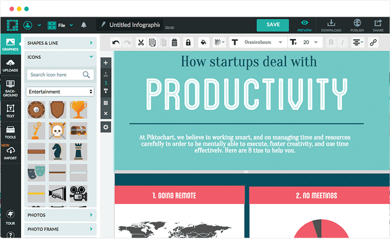 Piktochart Screenshot