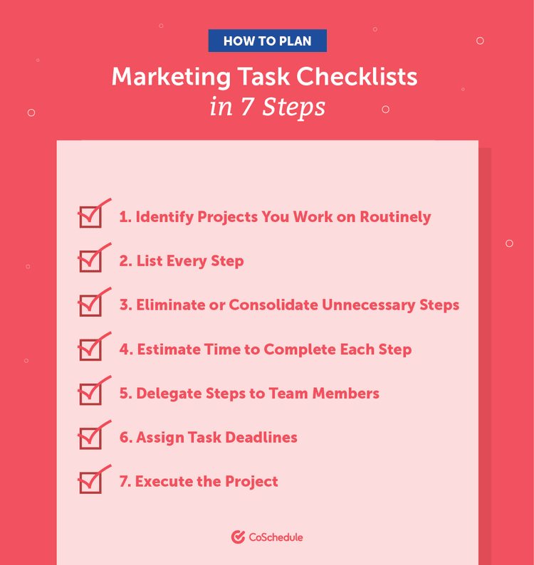 The Best Way to Organize Marketing Tasks With Checklists (Template)