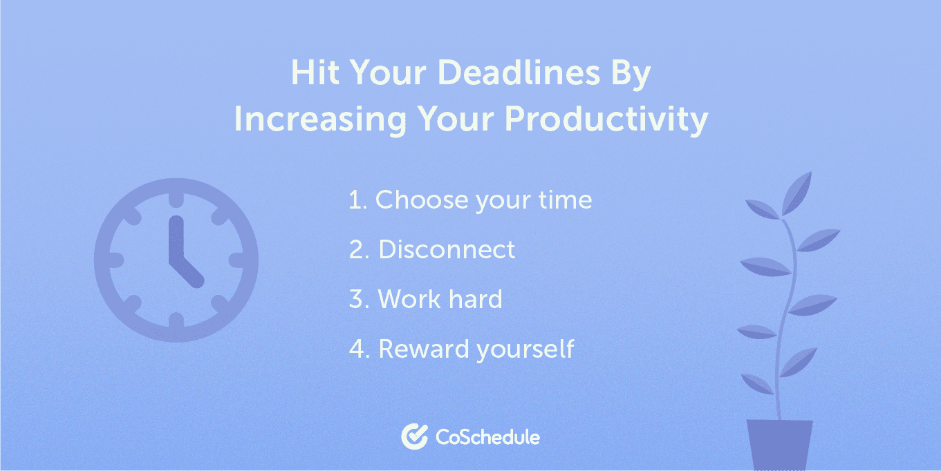Increasing your productivity by following this list