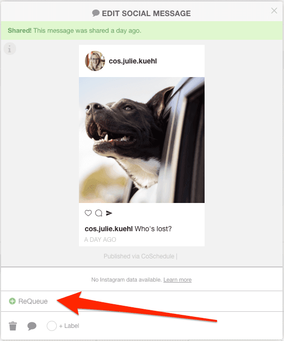 Get Started with ReQueue - CoSchedule Blog