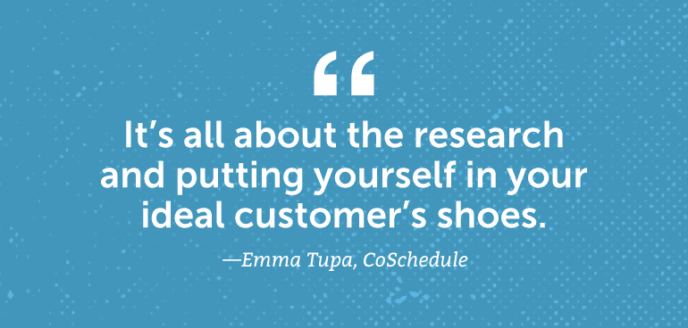 It's all about the research and putting yourself in your ideal customer's shoes.