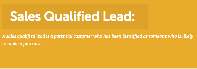 What is a Sales Qualified Lead? - Definition - CoSchedule