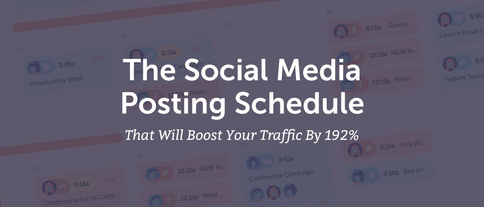 Use Social Media Scheduler to Perfectly Time Posts