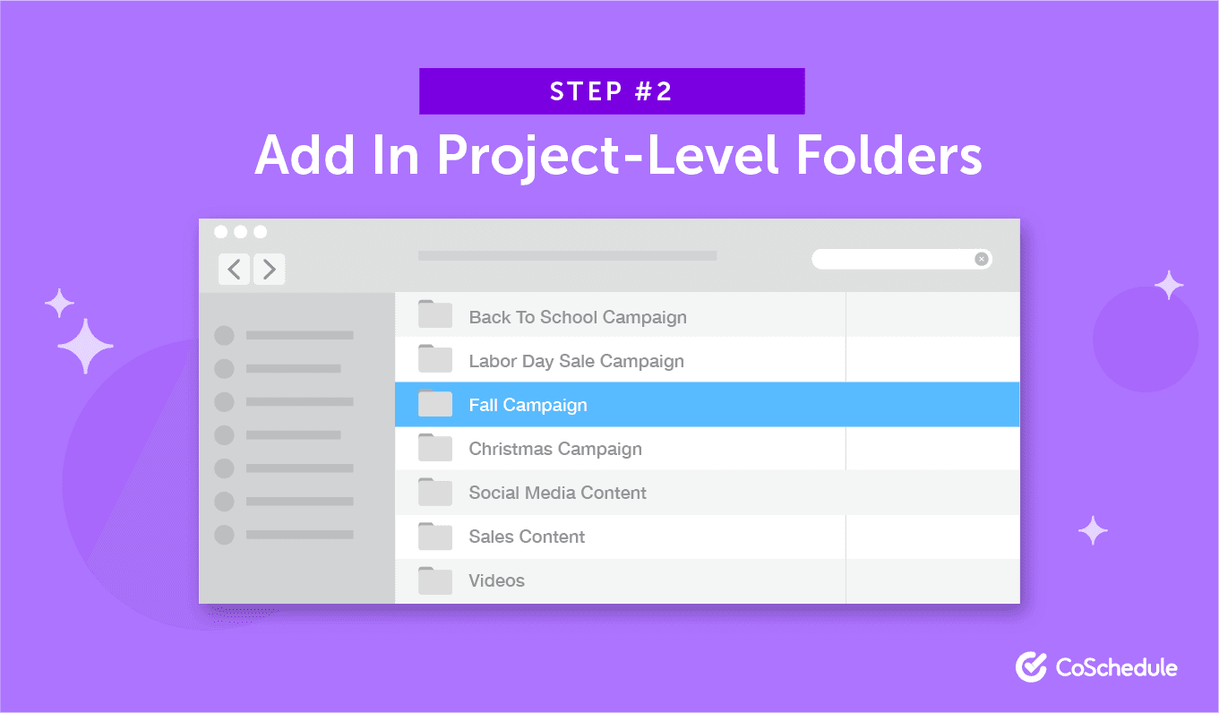 Step 2: Add In Project-Level Folders