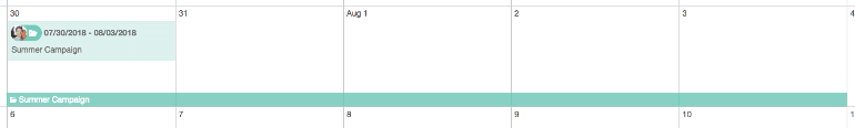 Campaign synced from Asana to CoSchedule