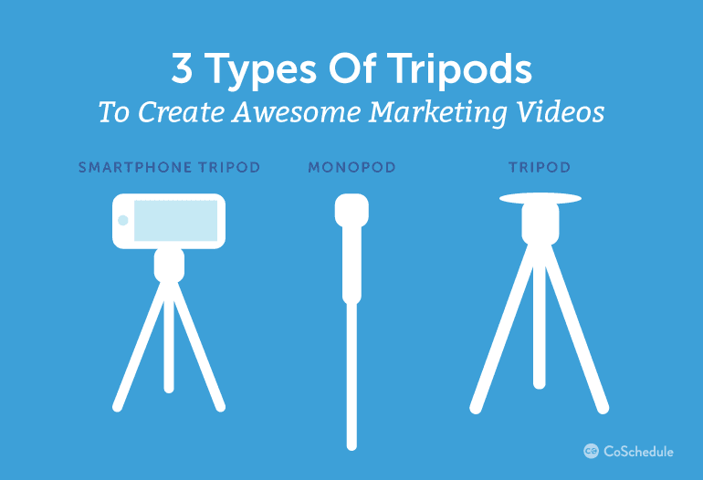 3 Types Of Tripods To Create Awesome Marketing Videos