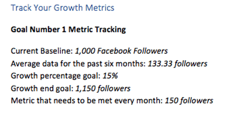 Track social follower growth in your template