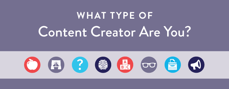 type of content creator